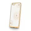 Beeyo Sony Xperia E5 Flower Dots TPU-kuori kulta