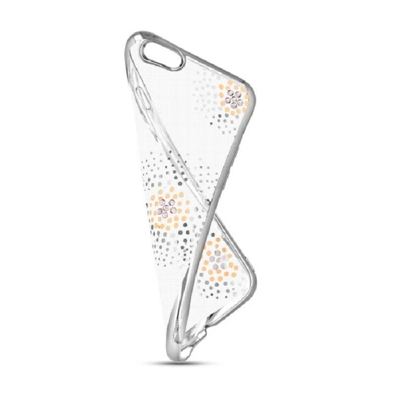 Beeyo Sony Xperia E5 Flower Dots TPU-kotelo hopea