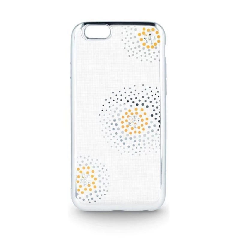 Beeyo Sony Xperia E5 Flower Dots TPU-kotelo hopea
