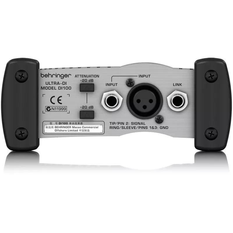 Behringer DI100 Ultra-DI aktiivinen direct injection -boxi