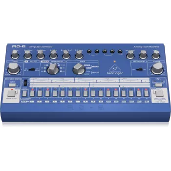 Behringer RD-6-BU analoginen rytmi- ja rumpukone, sininen