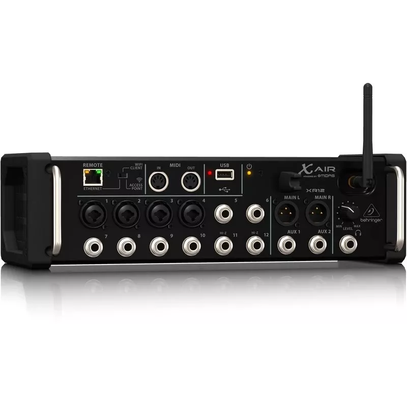 Behringer XR12 audiomikseri 12 kanavaa musta