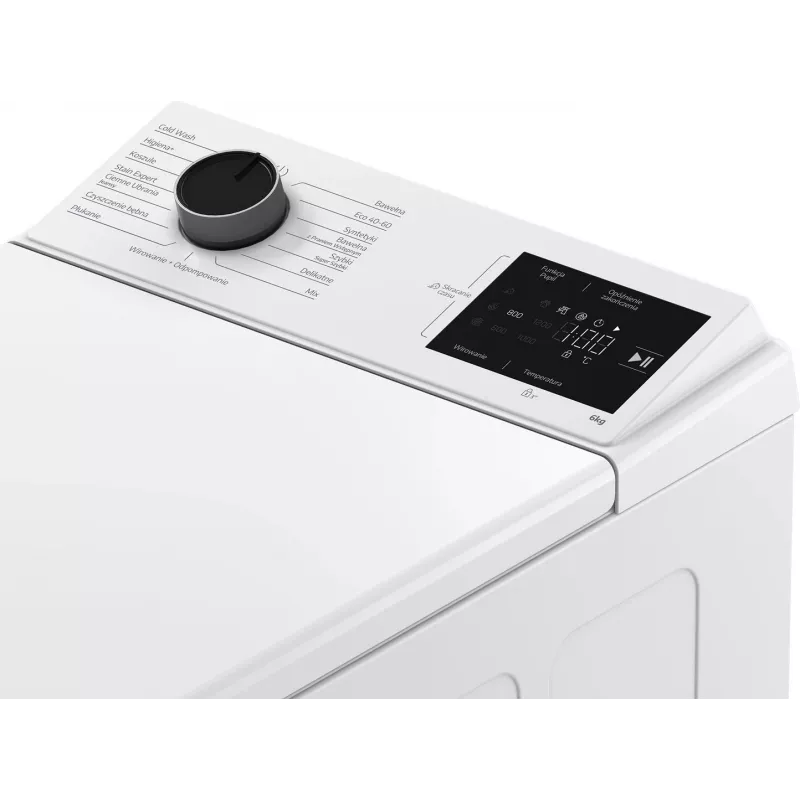BEKO ETB622ECWPL 6 kg päältä täytettävä pesukone valkoinen