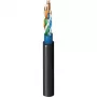 Belden CatSnake Category 5E taktinen Ethernet-kaapeli, 24 AWG kierretty paljas kuparijohdin, UTP, TPE-vaippa, musta, 100 MHz, Gigabit, erittäin joustava