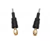 Belden RP-SMA/RP-SMA 50cm RF100LL koaksiaalipigtail-kaapeli, 50 ohm, musta