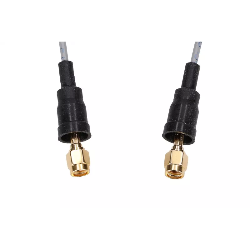 Belden RP-SMA/RP-SMA 50cm RF100LL koaksiaalipigtail-kaapeli, 50 ohm, musta