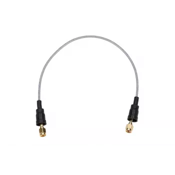 Belden RP-SMA/RP-SMA 50cm RF100LL koaksiaalipigtail-kaapeli, 50 ohm, musta