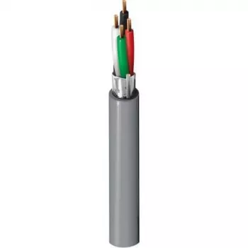 Belden Security & Sound, #22-4c BC, suojattu monijohdinkaapeli, 4 johdinta, 22 AWG, paljas kupari, CMR, 300V, harmaa PVC-vaipalla