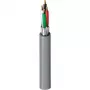 Belden Security & Sound, #22-4c BC, suojattu monijohdinkaapeli, 4 johdinta, 22 AWG, paljas kupari, CMR, 300V, harmaa PVC-vaipalla