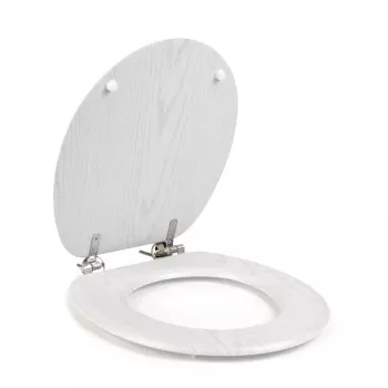 Beldray LA00000073WHTEU7 puinen wc-istuimen kansi - soft-close, valkoinen, soikea