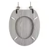 Beldray LA00000074GRYPEU7 puinen wc-istuimen kansi - soft-close, harmaa, soikea