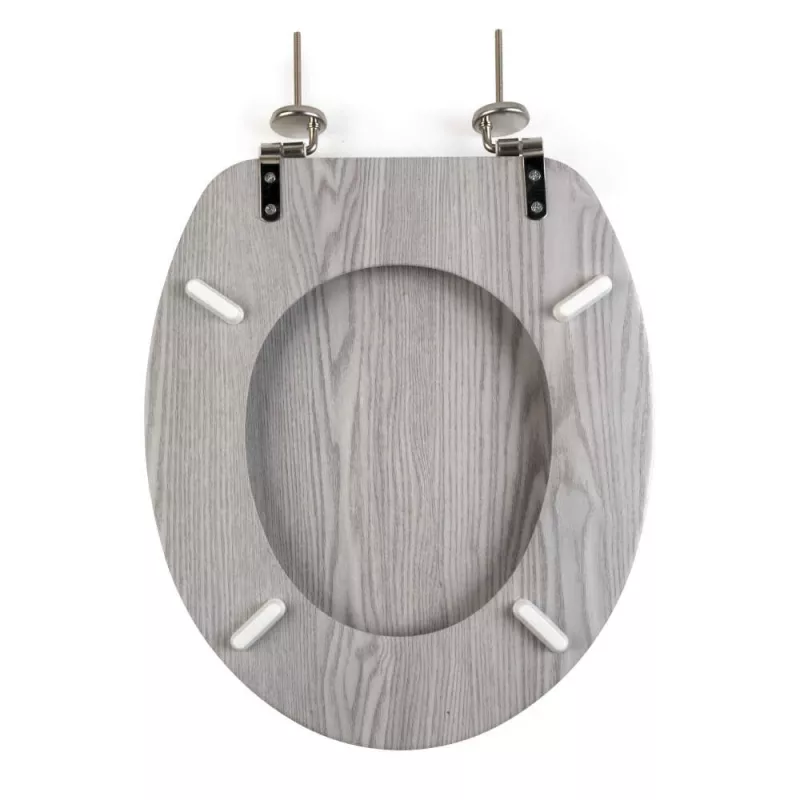 Beldray LA00000074GRYPEU7 puinen wc-istuimen kansi - soft-close, harmaa, soikea