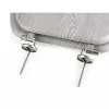 Beldray LA00000074GRYPEU7 puinen wc-istuimen kansi - soft-close, harmaa, soikea