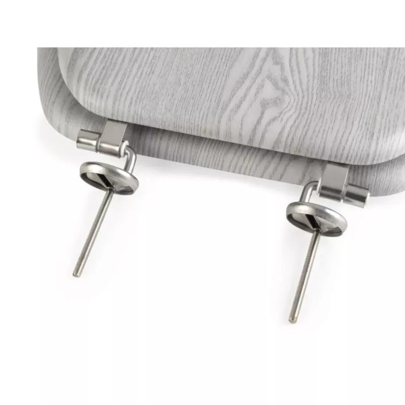 Beldray LA00000074GRYPEU7 puinen wc-istuimen kansi - soft-close, harmaa, soikea