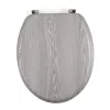 Beldray LA00000074GRYPEU7 puinen wc-istuimen kansi - soft-close, harmaa, soikea