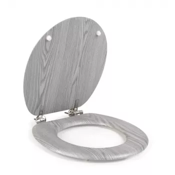 Beldray LA00000074GRYPEU7 puinen wc-istuimen kansi - soft-close, harmaa, soikea