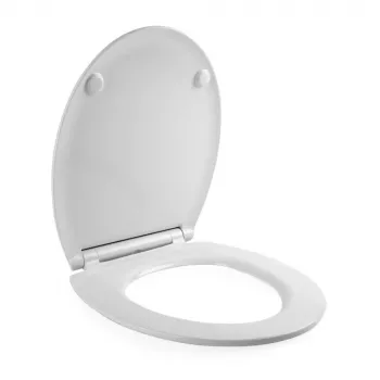 Beldray LA00000201WPEU7 Anti-bac Ultra-Slim -wc-istuin, valkoinen
