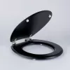 Beldray LA032355BFPEU7 puinen wc-istuin, musta