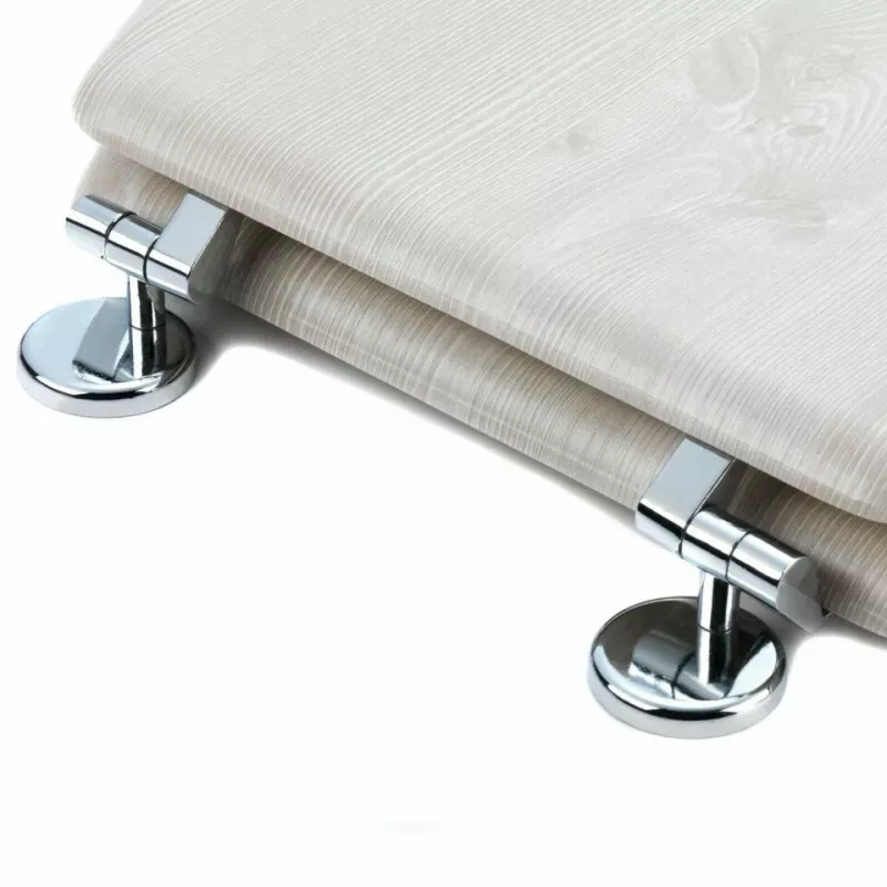 Beldray LA033710WOAKPFEU7 puu-MDF-wc-istuin, valkotammi, Soft-Close