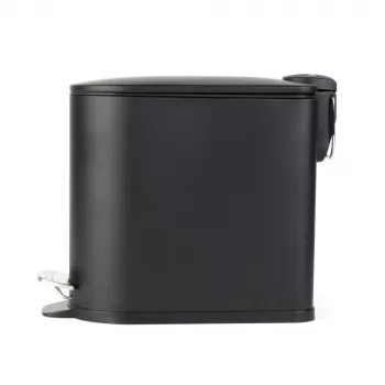 Beldray LA036690BLKPEU7 Ohut D-muotoinen poljinroskis 5 litraa, musta