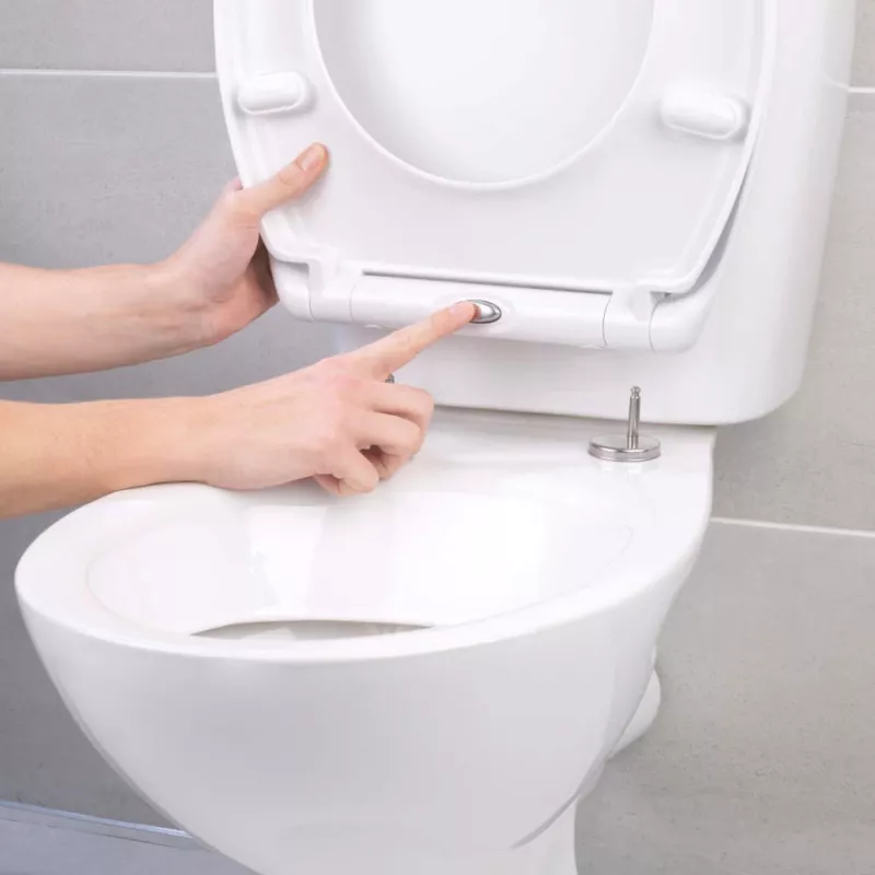 Beldray LA037062PEU7 Anti-bac pikairrotettava wc-istuin, valkoinen