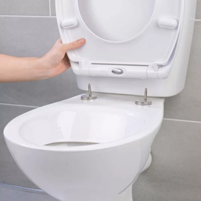 Beldray LA037062PEU7 Anti-bac pikairrotettava wc-istuin, valkoinen