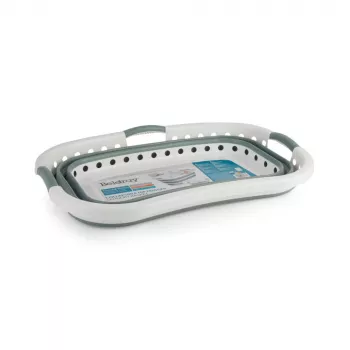 Beldray LA072979GRNFEU7 37 L taitettava Hip Hugger pyykkikori - vihreä