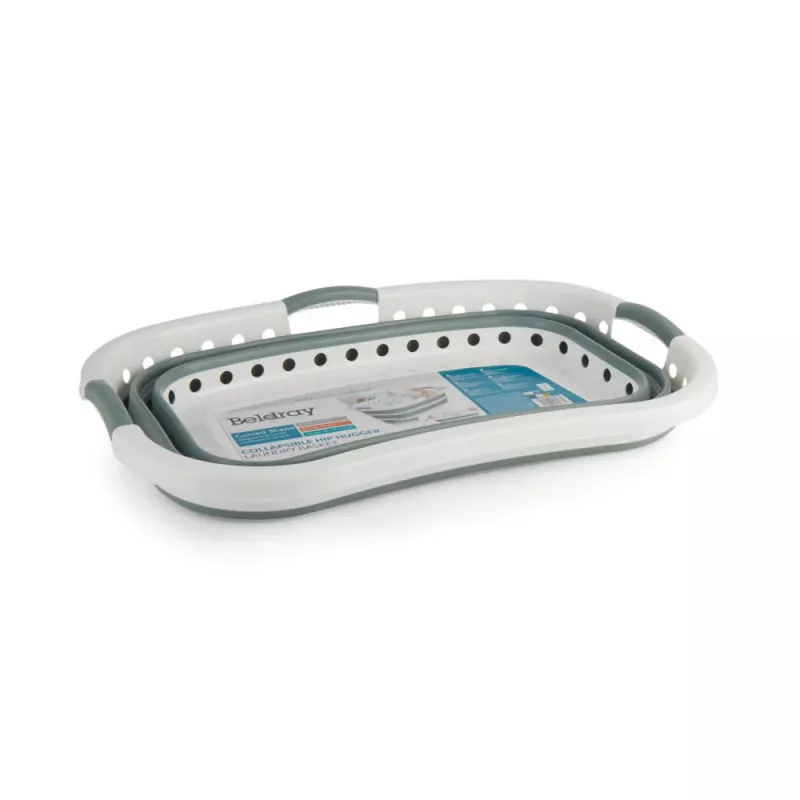 Beldray LA072979GRNFEU7 37 L taitettava Hip Hugger pyykkikori - vihreä