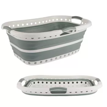 Beldray LA072979GRNFEU7 37 L taitettava Hip Hugger pyykkikori - vihreä