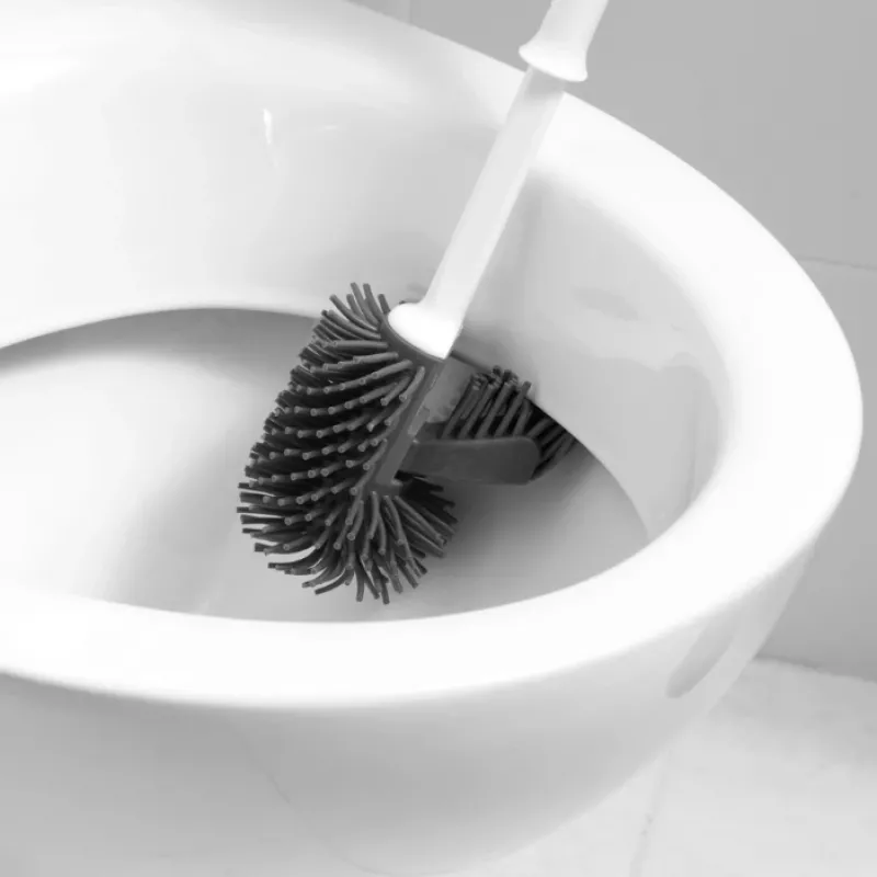 Beldray LA084538PUFFEU7X Antibac silikoninen wc-harja ja teline, violetti