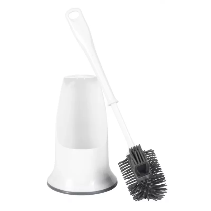 Beldray LA084538PUFFEU7X Antibac silikoninen wc-harja ja teline, violetti
