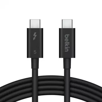 Belkin Connect Thunderbolt 5 passiivikaapeli 1m 80Gbps 240W musta INZ005HQ1MBK
