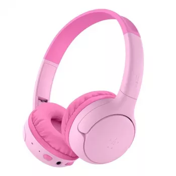 Belkin Soundform Mini 2 langattomat on-ear lasten kuulokkeet, pinkki