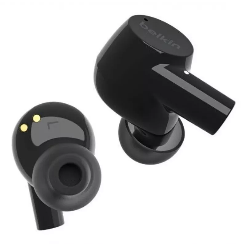 Belkin SoundForm Rise täyslangattomat nappikuulokkeet mikrofonilla, Bluetooth 5.2, IPX5, musta
