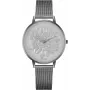 BELLEVUE Woman D12 40mm analoginen kvartsikello teräskotelo musta nahkaranneke