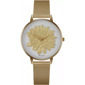 BELLEVUE Woman D13 40 mm ruostumaton teräskello hopea