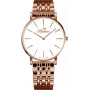 BELLEVUE Woman D32 40mm kvartsi-analogikello hopeinen kellotaulu musta nahkaranneke