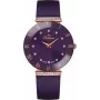 BELLEVUE Woman E114 26 mm kvartsi-analogikello hopeinen kellotaulu musta nahkaranneke