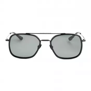 Belstaff Avedon S118 miesten aurinkolasit - musta asetaattikehys, harmaat polykarbonaattilinssit, UV400-suoja, 56/20/145 mm