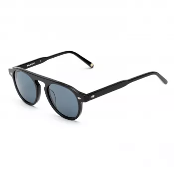 BELSTAFF LARSSON-NEGRO unisex-aurinkolasit 49/21/145 mm musta kehys harmaat linssit UV400