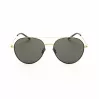 Belstaff Magnumdoradon unisex-aurinkolasit - 58/17/145 mm - musta kehys harmaat linssit