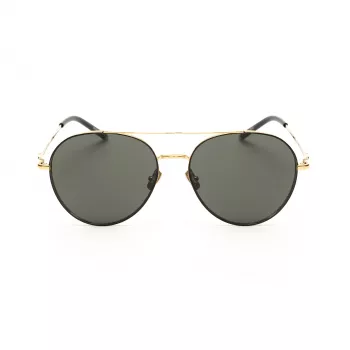 Belstaff Magnumdoradon unisex-aurinkolasit - 58/17/145 mm - musta kehys harmaat linssit