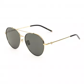 Belstaff Magnumdoradon unisex-aurinkolasit - 58/17/145 mm - musta kehys harmaat linssit