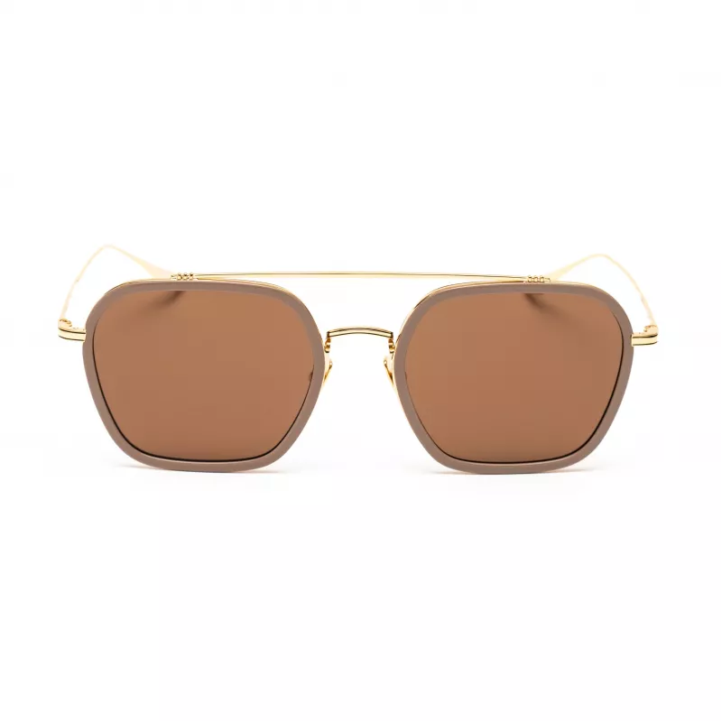 Belstaff Merrick II miesten aurinkolasit beige ruskea liukuväri 57 mm