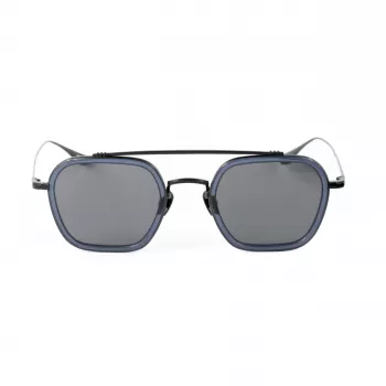 BELSTAFF MERRICK-S137 unisex-aurinkolasit - musta asetaattikehys, harmaat UV400-linssit 47/23/143 mm