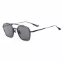 BELSTAFF MERRICK-S137 unisex-aurinkolasit - musta asetaattikehys, harmaat UV400-linssit 47/23/143 mm