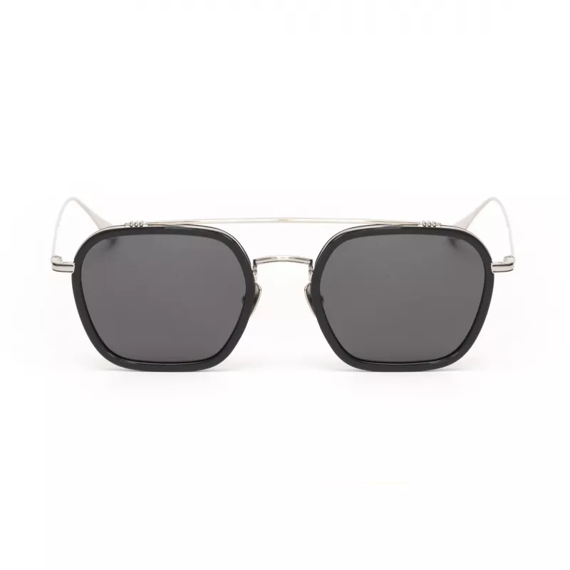 BELSTAFF MERRICKIIGRIS miesten kulmikkaat asetaatti-aurinkolasit 54/23/143 mm harmaa