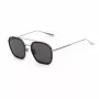 BELSTAFF MERRICKIIGRIS miesten kulmikkaat asetaatti-aurinkolasit 54/23/143 mm harmaa