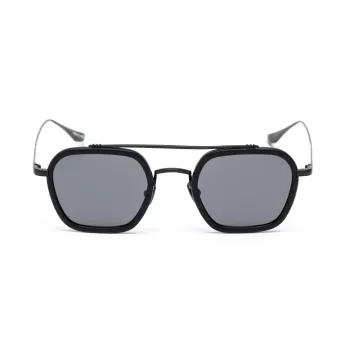 BELSTAFF MERRICKNEGROW unisex-aurinkolasit - musta kehys, savunharmaat linssit, 47/23/143 mm
