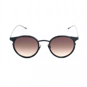 Belstaff Parkgate-S123 unisex-aurinkolasit - musta kehys, harmaat linssit, 48/21/145 mm
